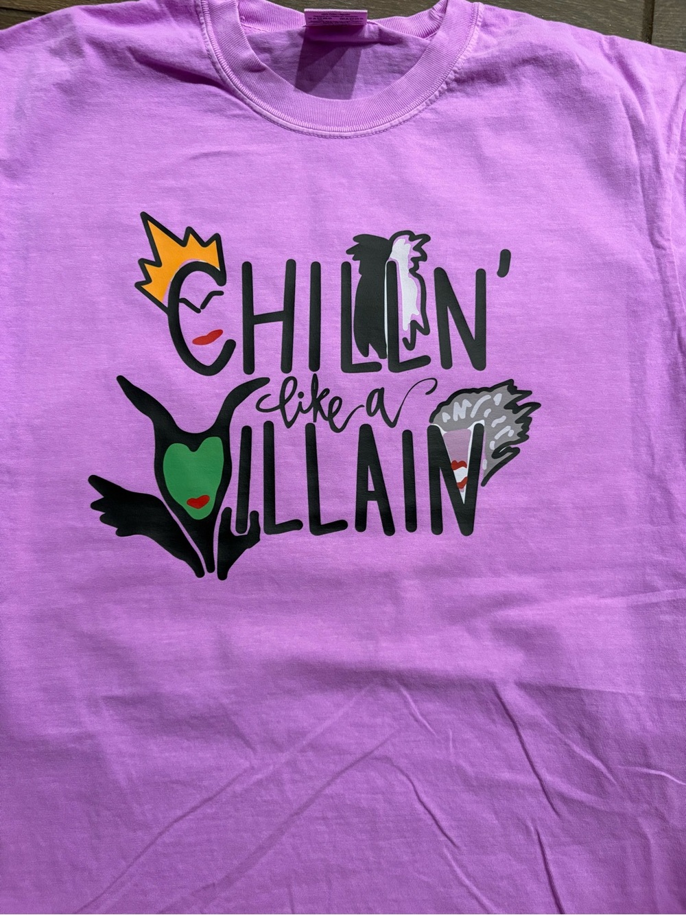Comfort Colors Neon Violet Graphic Tee
